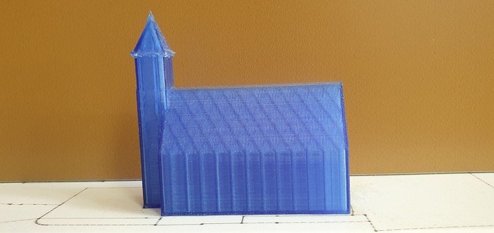 eine mit 3D-Drucker gedruckte Kirche (Foto: fundus-medien.de)