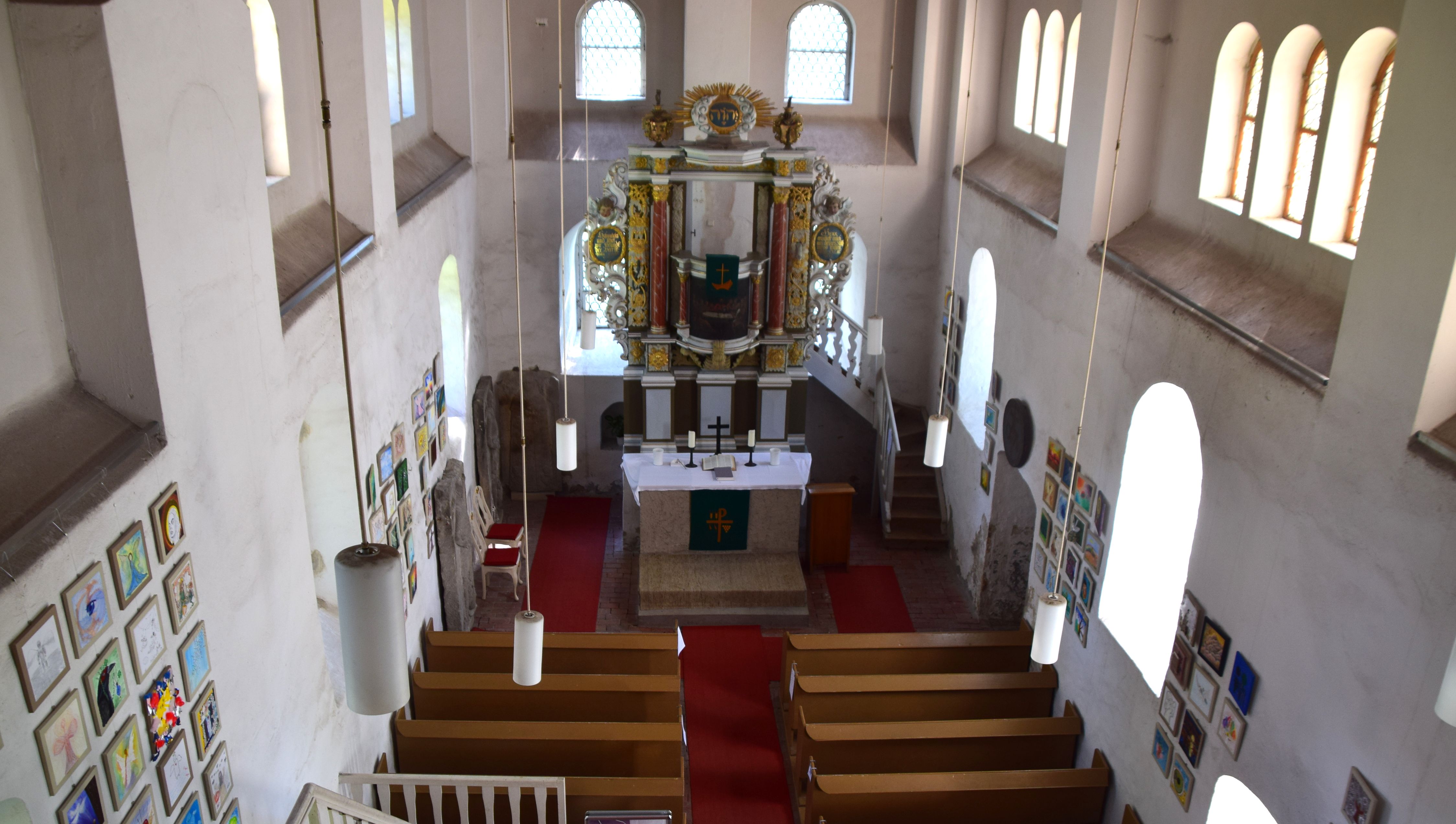 Innenansicht Kirche Wiepersdorf (Foto: Düring)