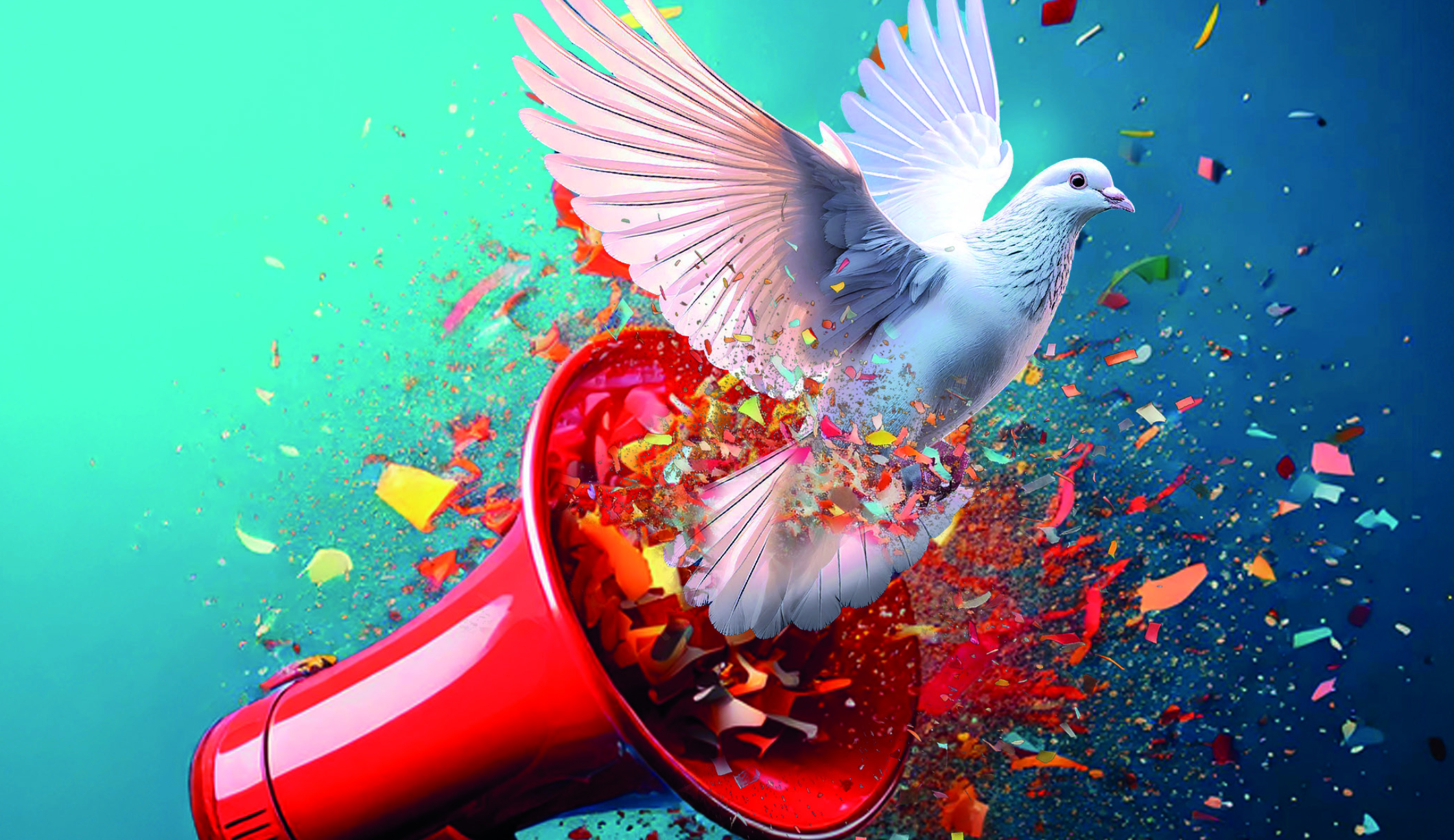 Zwei Mitarbeitende der Evangelischen Jugendarbeit sind durch den Kaputzenpulli mit dem Aufdruck #gesegnet zu erkennen (Foto: Düring/KKZF)