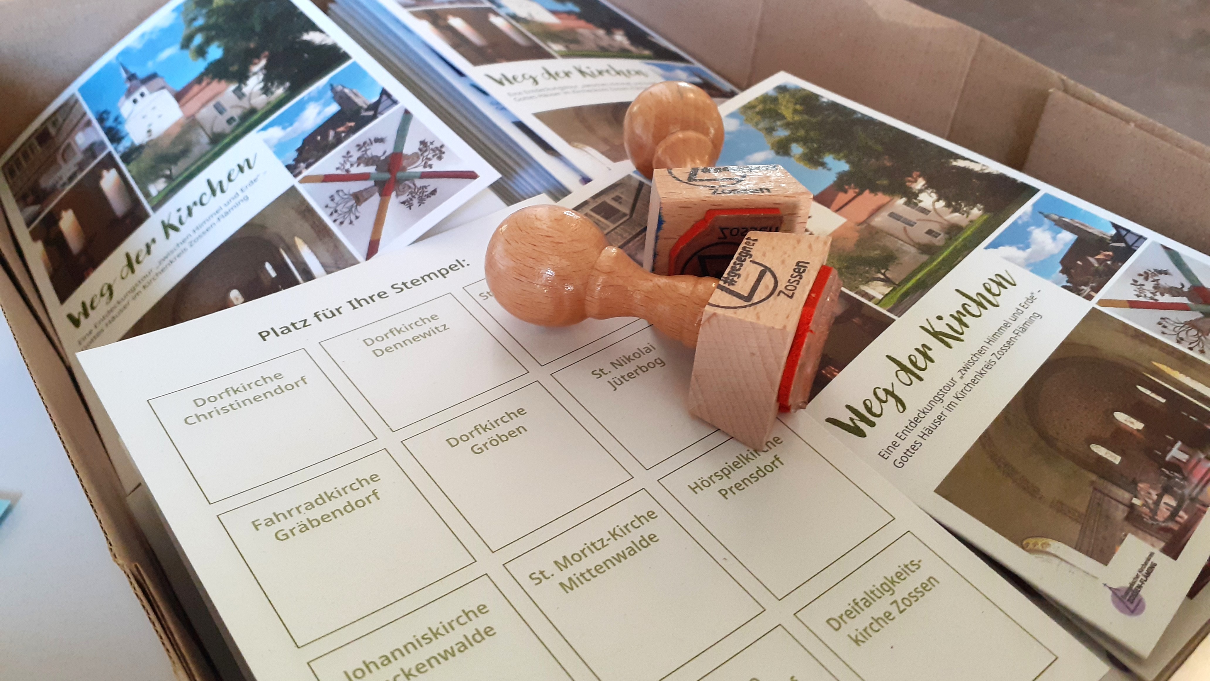 Stempelkarten und Stempel der Aktion (Foto: Düring/KKZF)