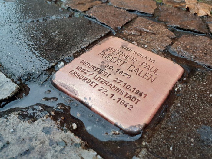 Stolperstein für Werner Paul Dalen in Zossen (Foto: Düring/KKZF)